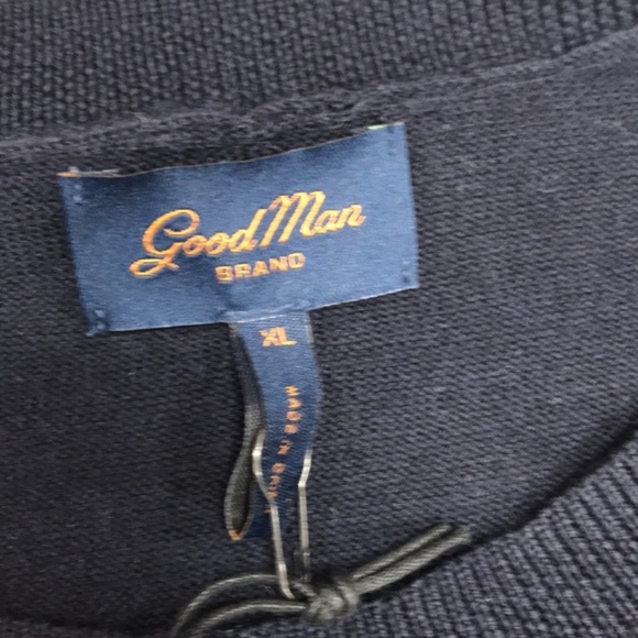 Good Man Brand Mvp Slim Fit Colorblock Wool Sweater - Picture 4 of 6